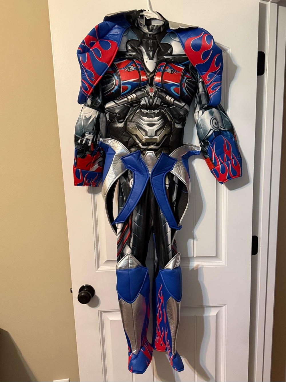 Blue and Red Kids Robot Warrior Costume